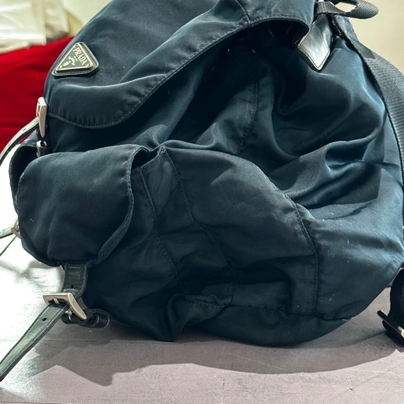 Navy Nylon Backpack - Picture 7 of 16